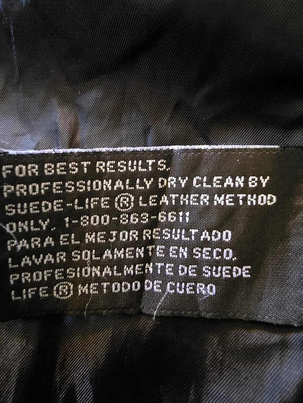 Y2K Women's Black Leather Jacket - Classic Zip Front - Picture 7 of 7